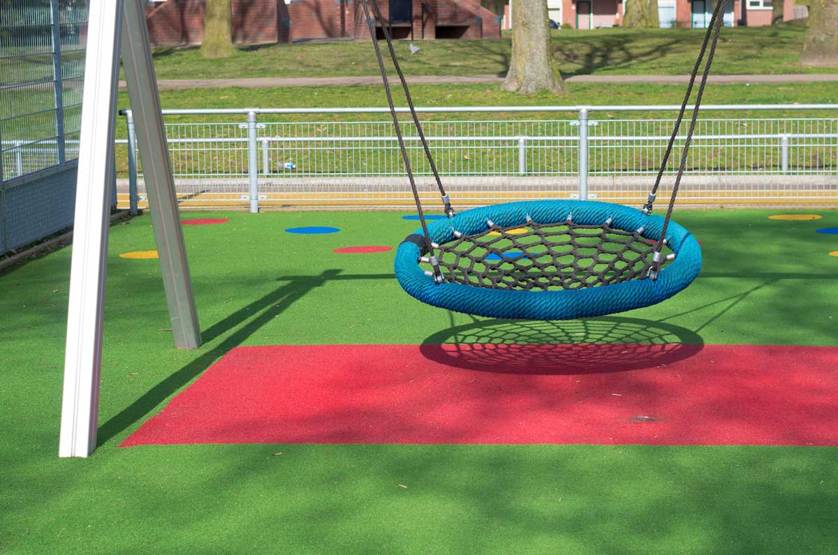 Safe artificial grass playground surface Essex