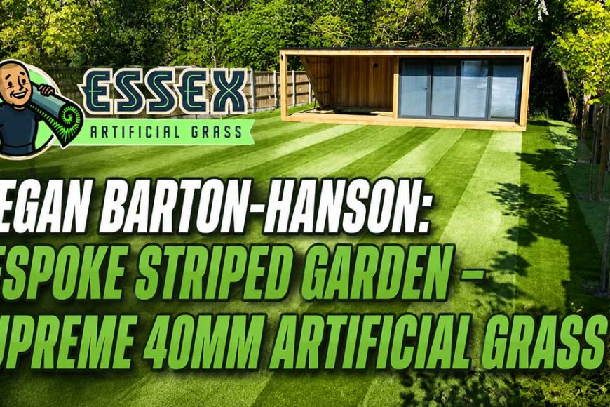 Megan Barton-Hanson - Artificial Grass Installation