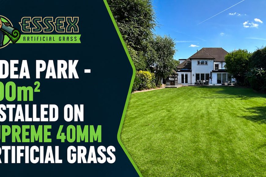 Gidea Park - 300m² Installed on Supreme 40mm Artificial Grass